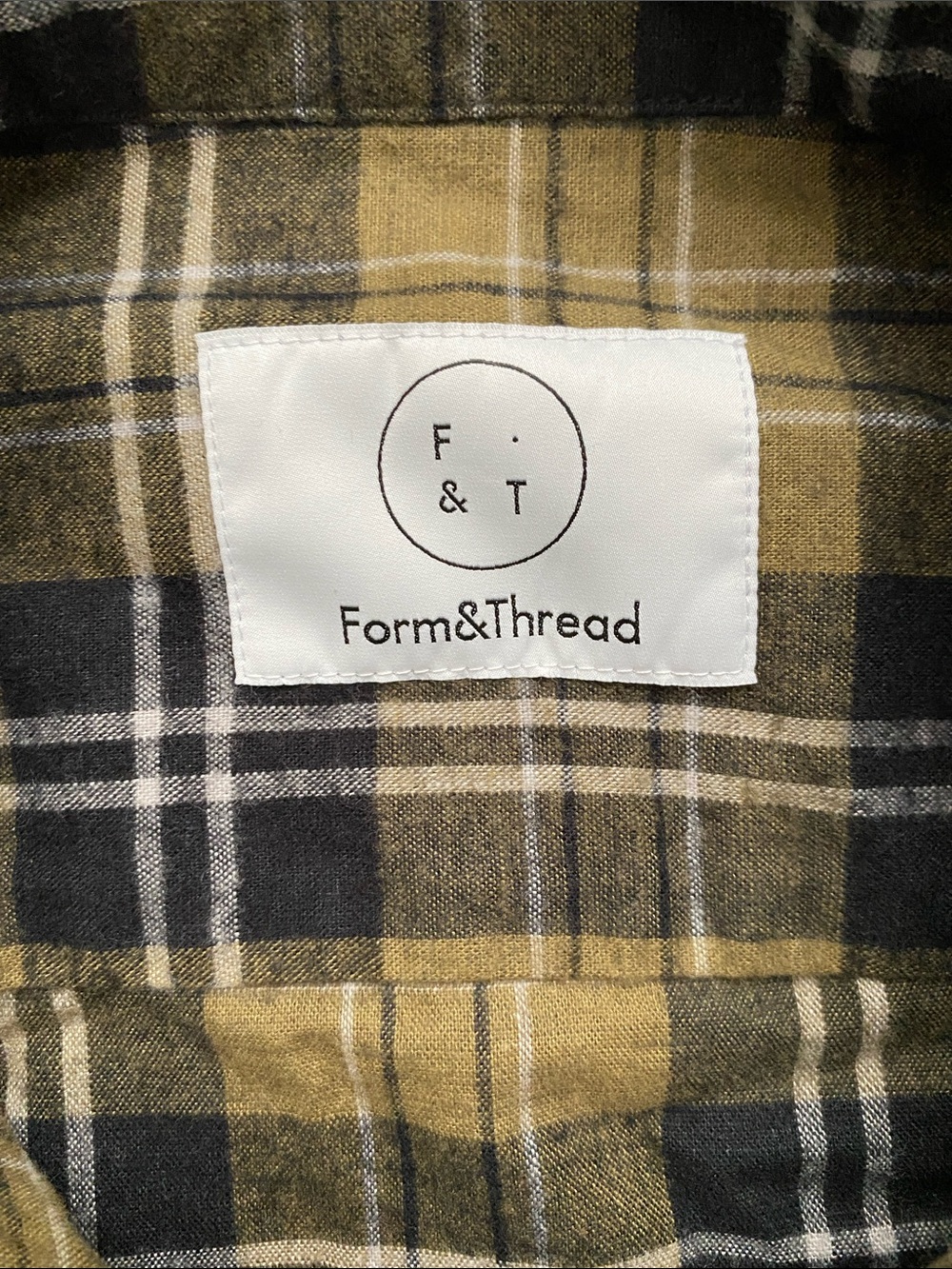 Form&Thread Plaid Overshirt. Size L. - Picture 5 of 7
